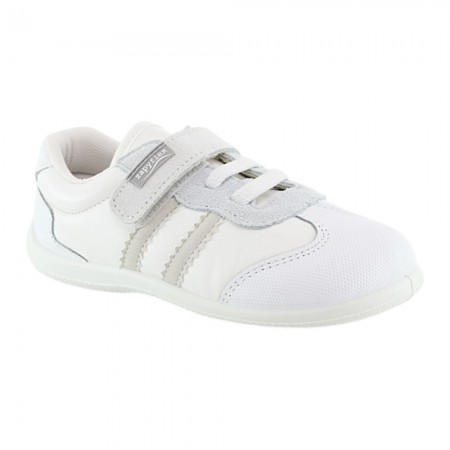 Zapatos respetuosos Zapyflex Velcro y elástico Blanco