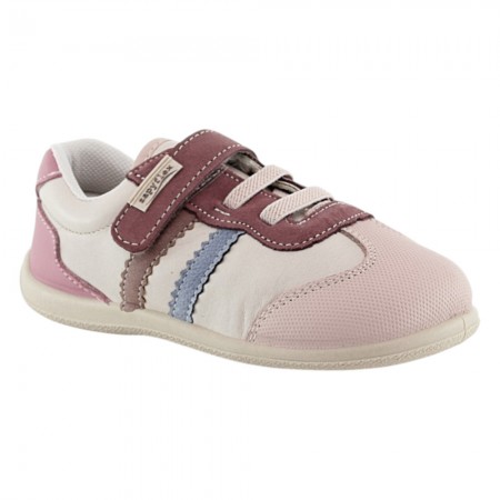 Zapatos respetuosos Zapyflex Velcro y elástico Rosa
