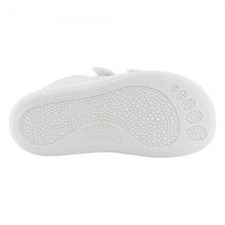 Zapatos respetuosos Zapyflex 2 velcros puntera Blanco