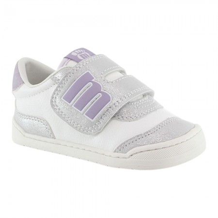 Zapatos barefoot Mustang Free Blanco-Plata