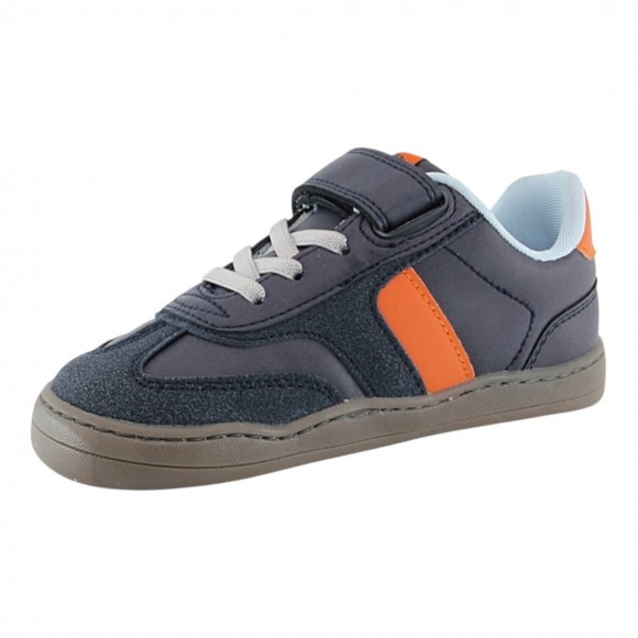 Zapatillas barefoot Mustang Free Marino-Naranja