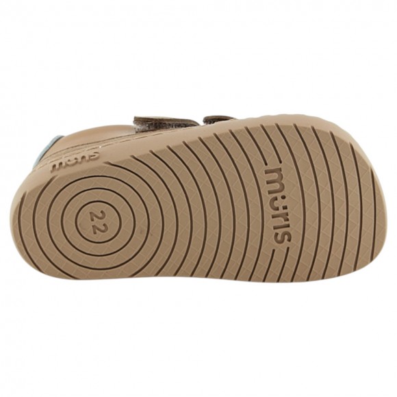 Zapatos veganos barefoot Muris Petra Mini Bark Brown
