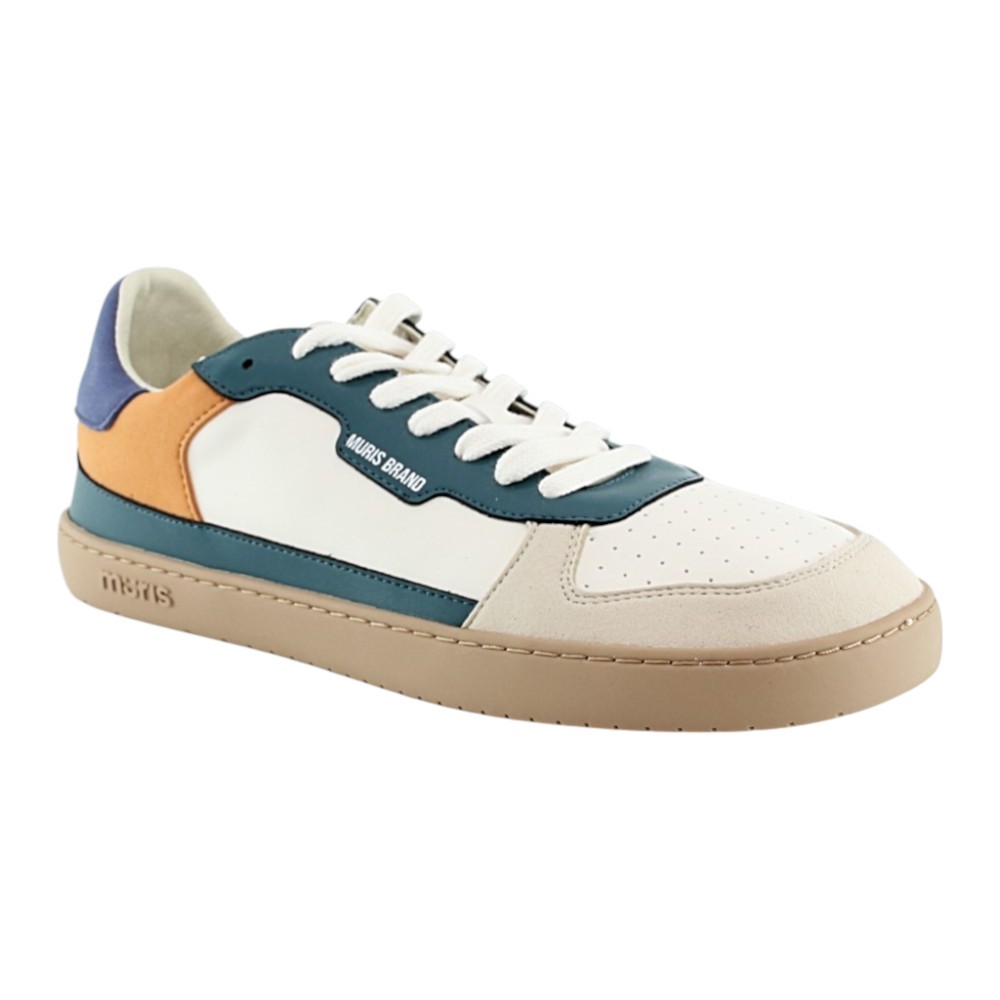 Zapatos veganos BAREFOOT Muris Majorca Teal Blanco-Multi