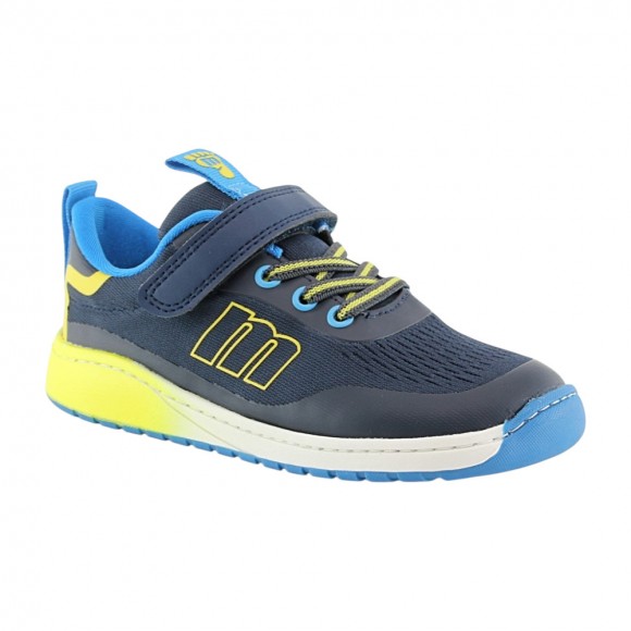 Zapatillas barefoot Mustang Free Azul-Amarillo