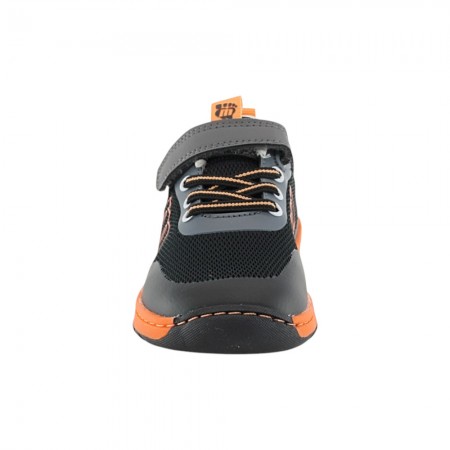 Zapatillas barefoot Mustang Free Negro-Naranja
