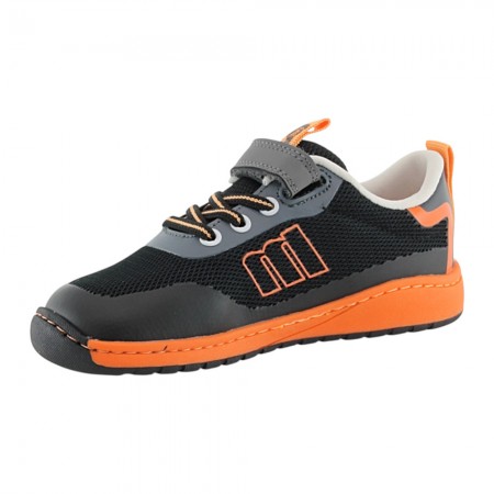 Zapatillas barefoot Mustang Free Negro-Naranja
