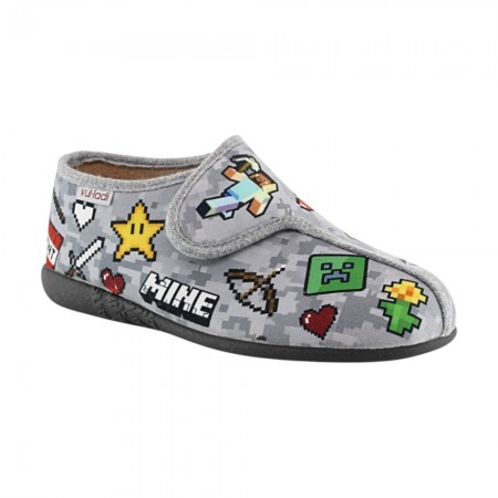 ZapatIllas de casa Vulladi 7209 Craft Gris