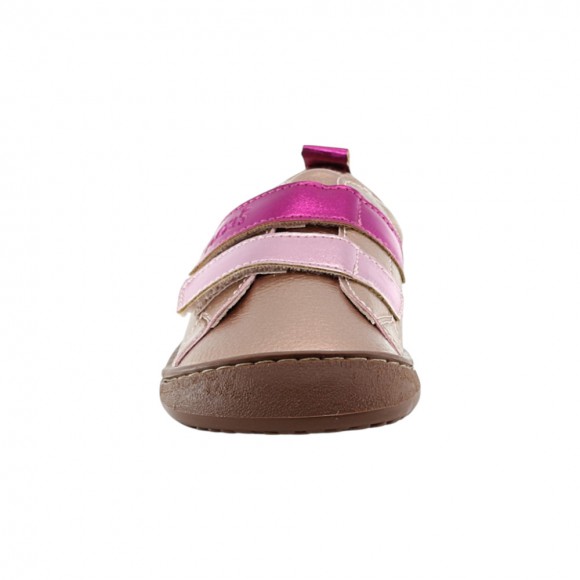 Zapatos barefoot Flexi Nens 9111-R Metal Rosa-Fucsia