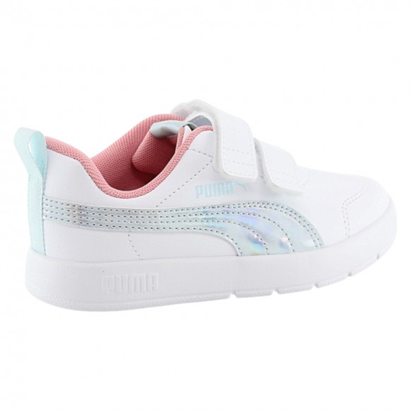 Zapatillas Puma Courtflex V3 Blanco-Iris