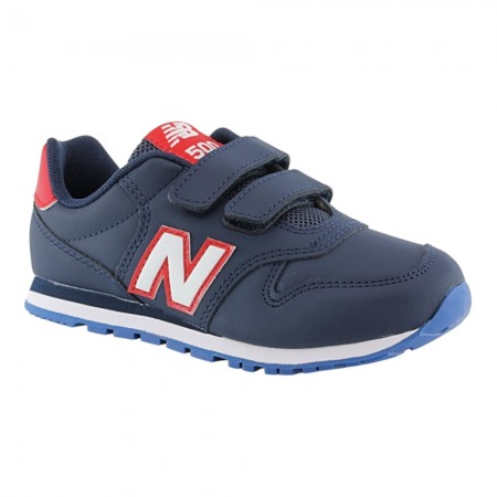 Zapatillas New Balance 500 Azul-Rojo