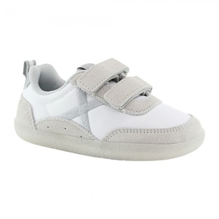 Zapatillas BAREFOOT Munich Baby Koda Verde Blanco