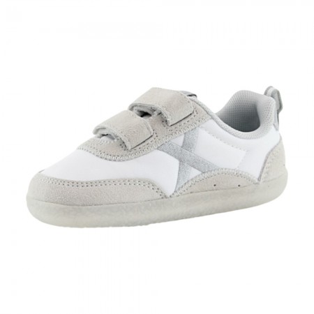 Zapatillas BAREFOOT Munich Baby Koda Verde Blanco