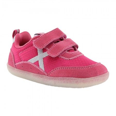 Zapatillas Munich BAREFOOT Baby Koda Fucsia