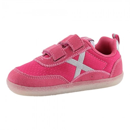 Zapatillas Munich BAREFOOT Baby Koda Fucsia