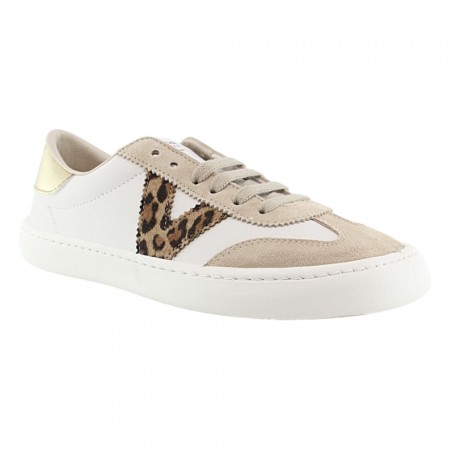 Zapatillas barefoot Victoria Olmo Piel Fantasía Beige