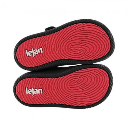 Zapatos colegiales barefoot LEJAN Negro