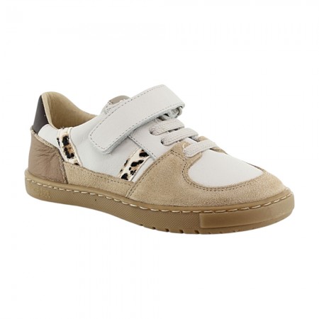 Zapatos deportivos Barefoot Blanditos Seul Blanco-Leopardo