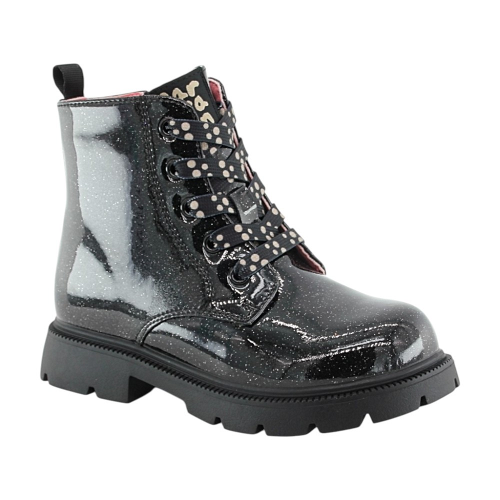 Botines Garvalín 251340 Negro metalizado