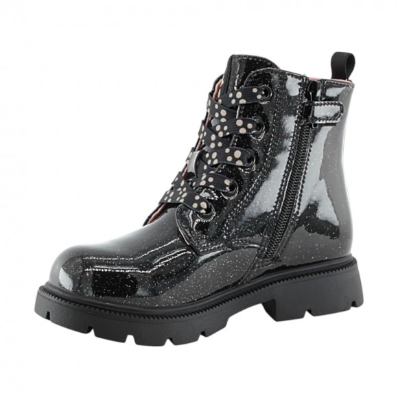 Botines Garvalín 251340 Negro metalizado