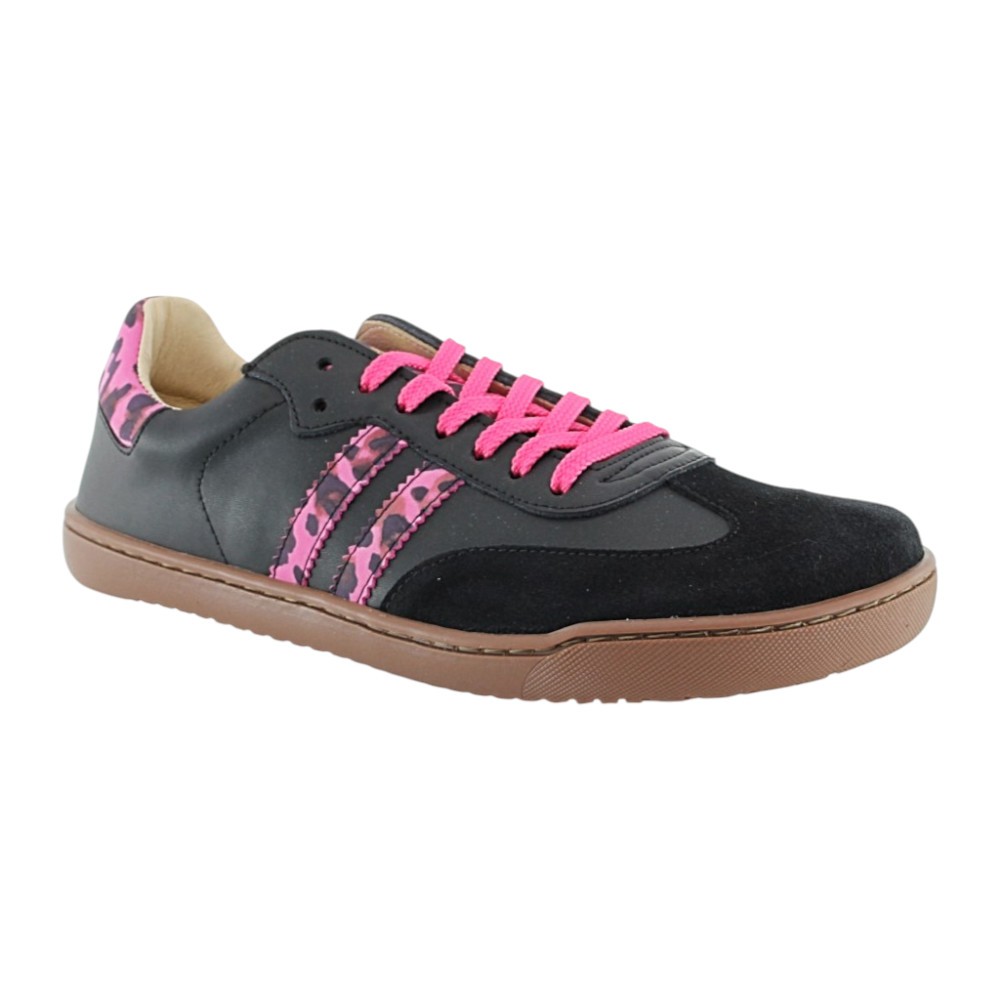 Zapatillas barefoot Flexi Nens 9026-X Negro-Fuscia