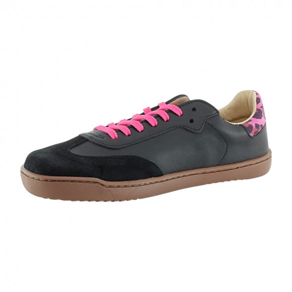 Zapatillas barefoot Flexi Nens 9026-X Negro-Fuscia