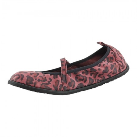 Merceditas barefoot 8252-C Flexi Nens Leo Fucsia-Negro