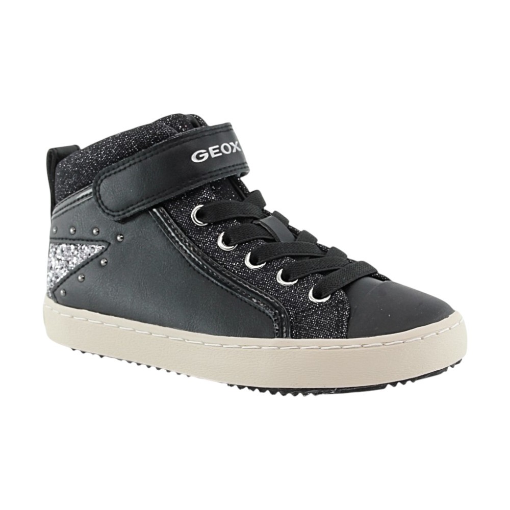 Botines Geox Kalispera Negro-Plata