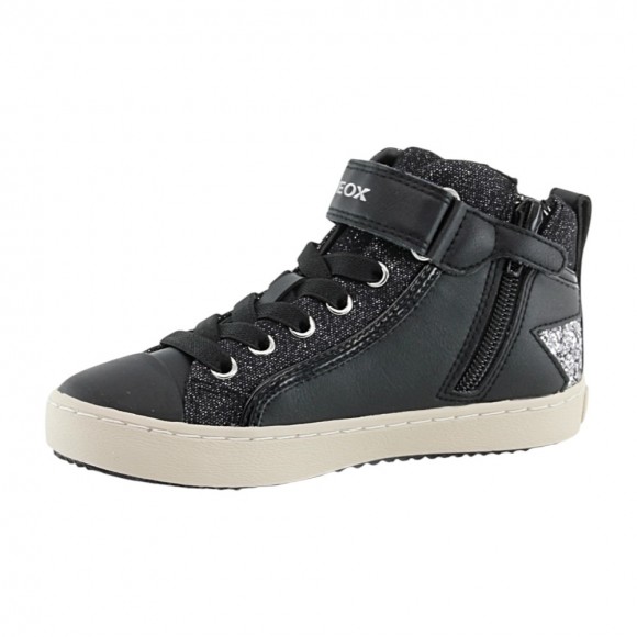 Botines Geox Kalispera Negro-Plata
