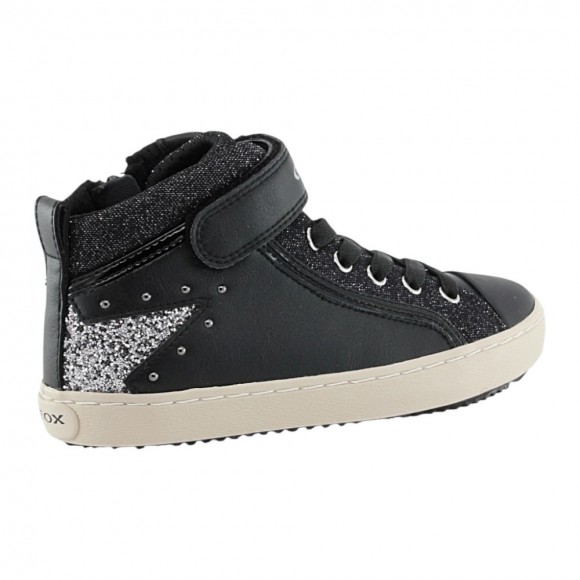Botines Geox Kalispera Negro-Plata
