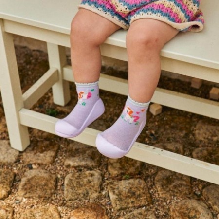 Zapatos primeros pasos Attipas Unicorn Purple