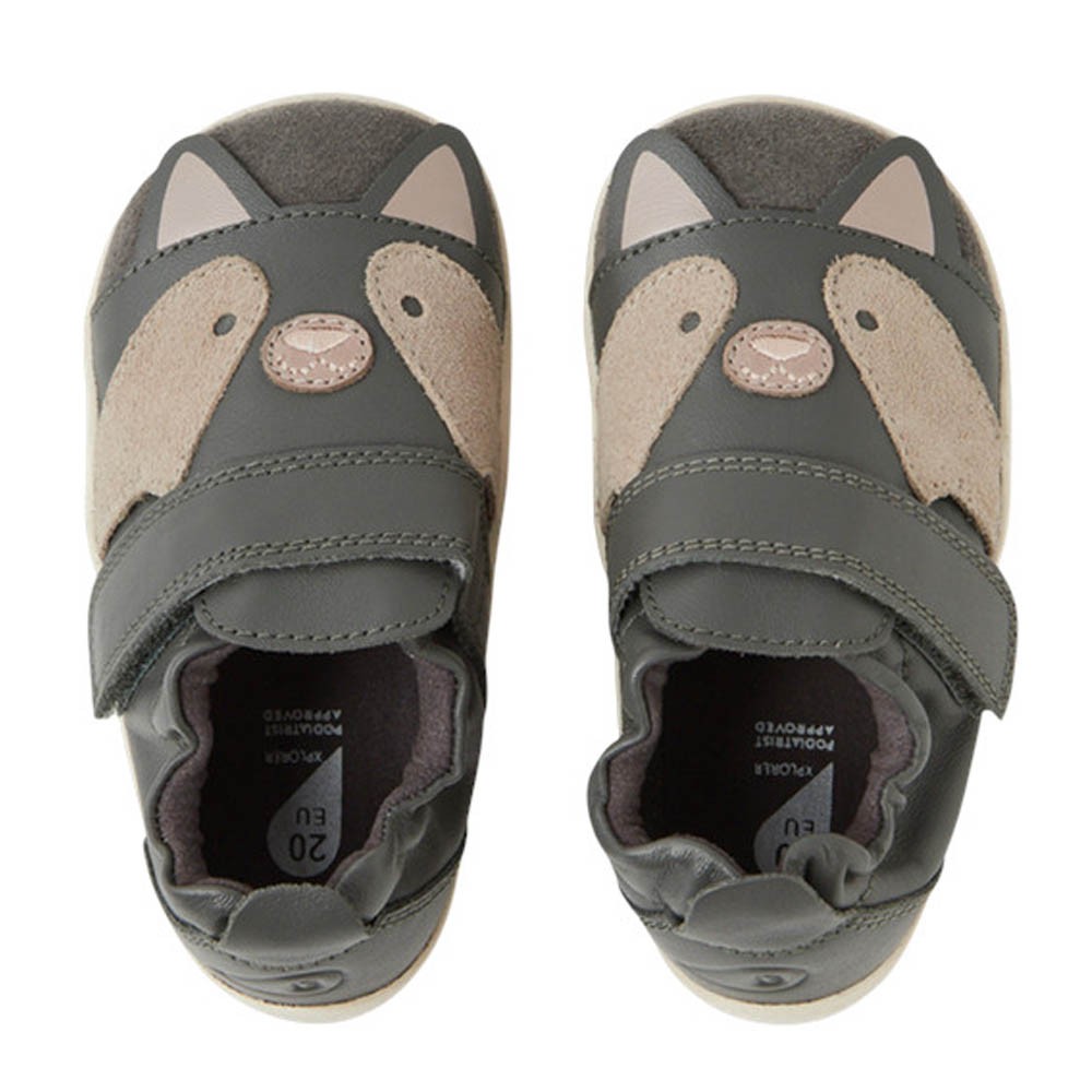 Zapatos respetuosos primeros pasos Bobux Scrunch Gris