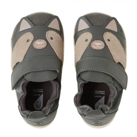 Zapatos respetuosos primeros pasos Bobux Scrunch Gris