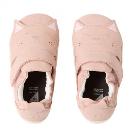 Zapatos respetuosos primeros pasos Bobux Purr Rosa