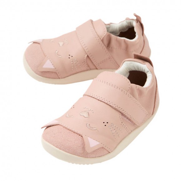 Zapatos respetuosos primeros pasos Bobux Purr Rosa