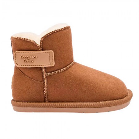 Botas australianas barefoot Conguitos Goflex Water repellent Tan