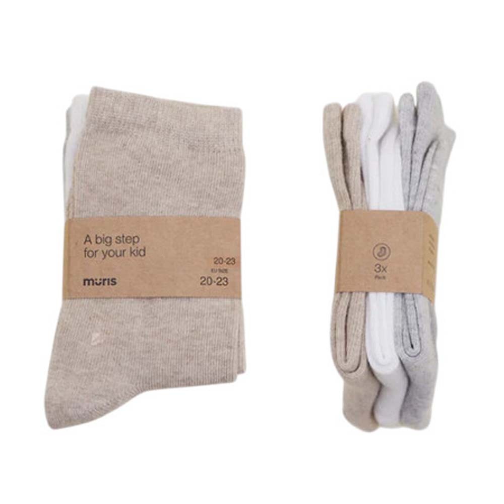 Pack 3 calcetines respetuosos altos Muris