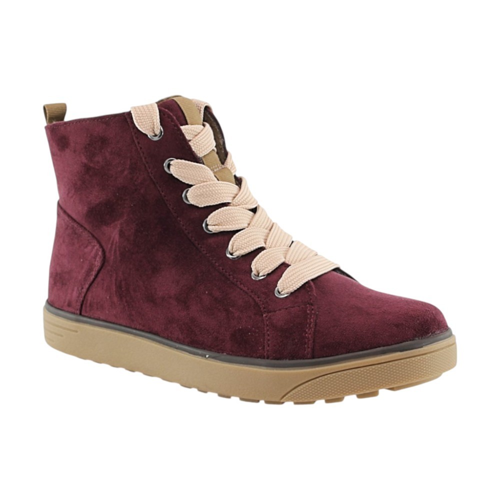 Botines veganos Jana 25280 Granate