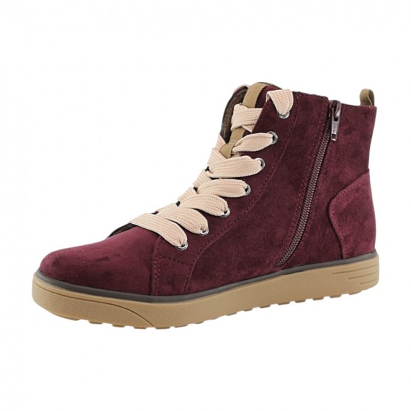 Botines veganos Jana 25280 Granate