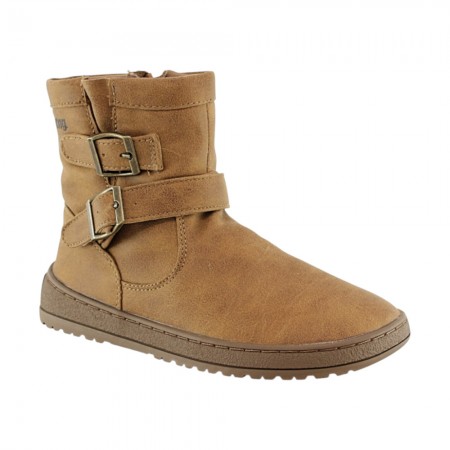 Botines barefoot Mustang Free Hebillas Camel