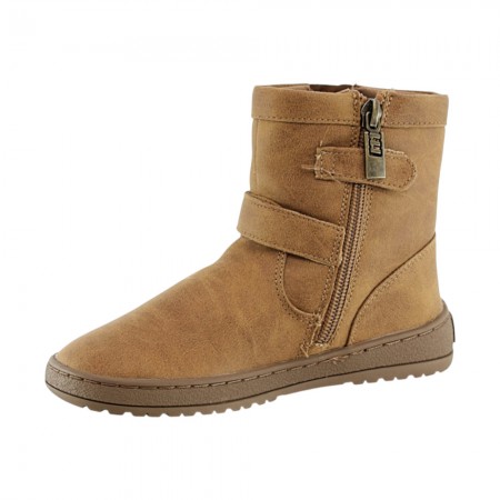 Botines barefoot Mustang Free Hebillas Camel