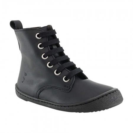 Botas militares barefoot Flexi Nens 9085-R Negro