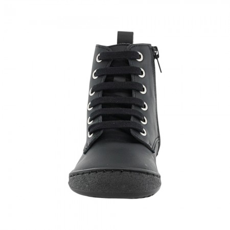 Botas militares barefoot Flexi Nens 9085-R Negro