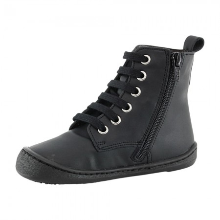 Botas militares barefoot Flexi Nens 9085-R Negro