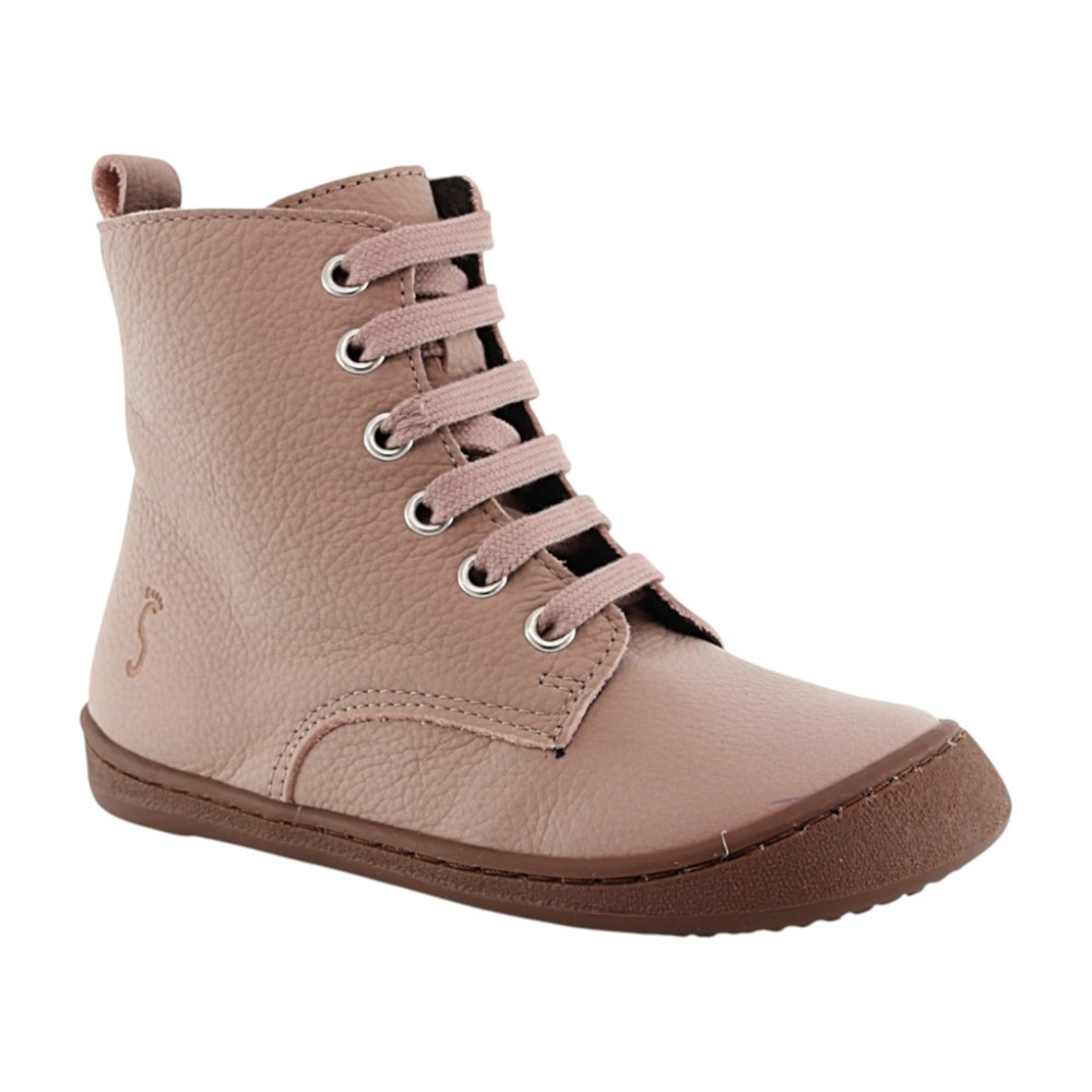 Botas militares barefoot Flexi Nens 9085-R Rosa