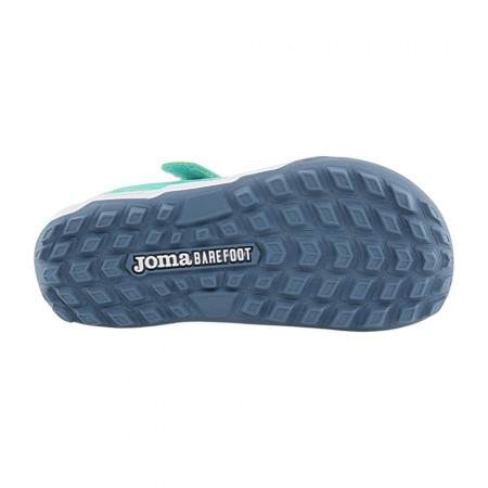Zapatillas barefoot futbol hierba multitaco Joma Evolution Turquesa