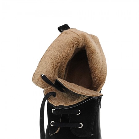 Botas militares barefoot Flexi Nens Forro pelo 9085-X Serraje Negro