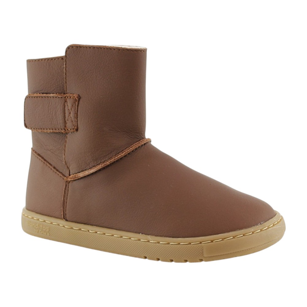 Botines barefoot Blanditos Hielo Cuero
