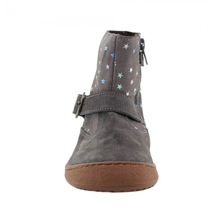 Botines barefoot Flexi Nens 9062-R estrellas Gris