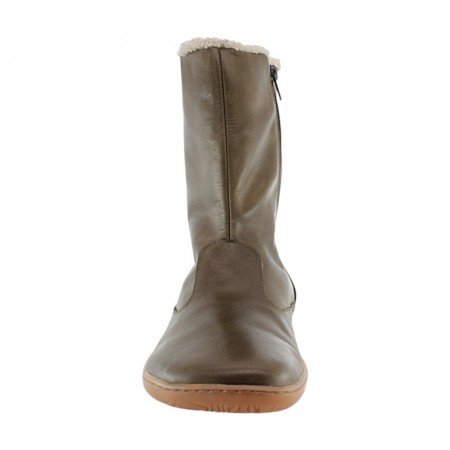Botas barefoot Cooqueflex Adam verde borreguito