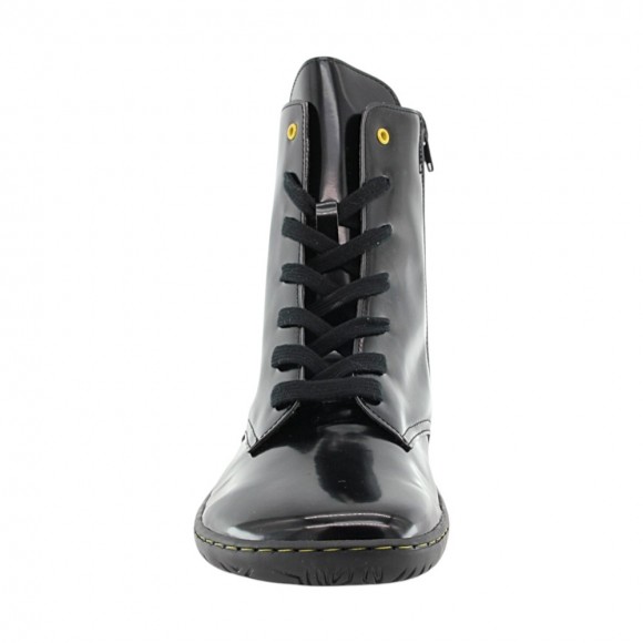 Botines Coqueflex barefoot Charol Negro suela Adam